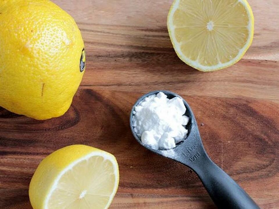 limoi eta soda azazkalen onddoetarako
